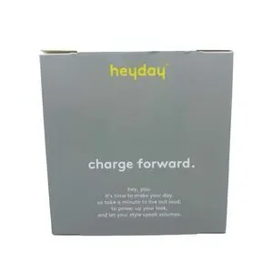Heyday 4 Port Charging Hub Vertical 2C + 2A - Black Saffiano