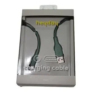Heyday Micro USB Charging Green Cable 6ft Cord for Android