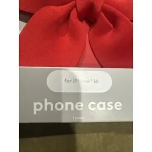 Heyday Red Bow I Phone 16 Case New Holiday Novelty Adorable Target Exclusive