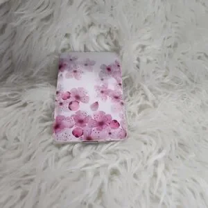 HeyDay white and pink floral power bank electronic charger 2600 mAh