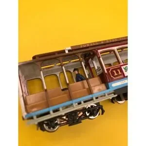 HO Scale Bachmann San Francisco Cable Car Powell & Hyde Sts #11 Smirnoff Grolsch
