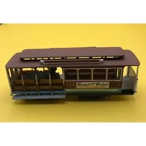 HO Scale Bachmann San Francisco Cable Car Powell & Hyde Sts #11 Smirnoff Grolsch