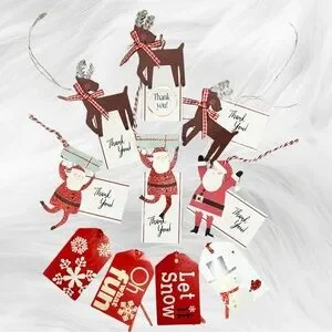 Holiday Thank You Tags Set