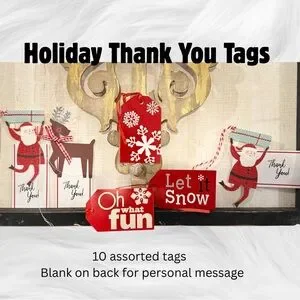 Holiday Thank You Tags Set