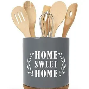 Home essentialsCement Countertop utensil crock