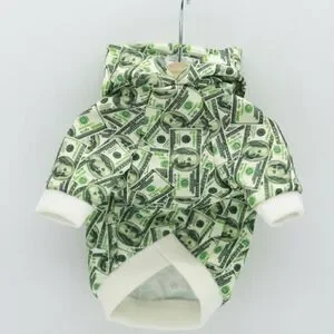 Hoodie for small or medium dog.New. Easy clean