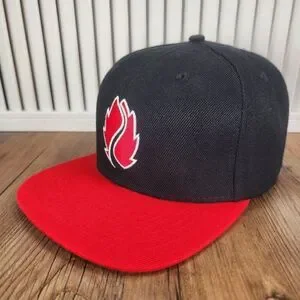 Hop Valley Brewing Co. Hat Cap Snapback Black Red Logo Craft Beer IPA Oregon Men