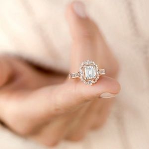 Host Pick Rose Gold Filled White Sapphire Ring