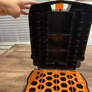 Hot Wheels 100 Car Carrying Case Storage Organizer Suitcase Rolling 1/64 Scale