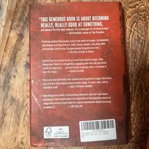How Magicians Think Book Joshua Jay Misdirection Deception Magic Matters