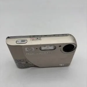 Hp PhotoSmart R727 3X Zoom 6.2MP Silver Digital Camera - Tested And Works