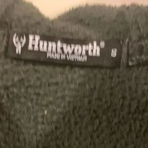 Huntsworth Youth's Anti-Pill Fleece Lifestyle Camo Hoodie - Charcoal Gray/Hidd'n