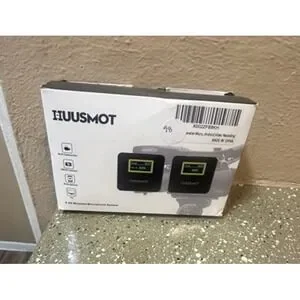 HUUSMOT Wireless Mic System 2.4G Lavalier for Camera Phone PC Android