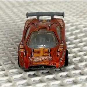 HW Prototype 12 Hot Wheels 2001 Track Aces #143 Matte Orange-scratches ($5)