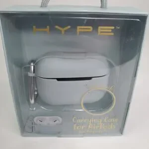 Hype Carrying Case For Airpods Pro Light Teal Soft Touch