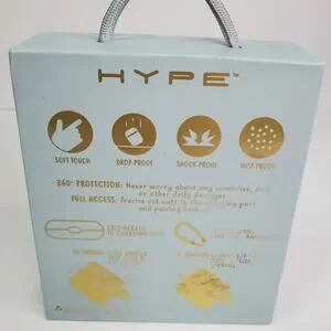 Hype Carrying Case For Airpods Pro Light Teal Soft Touch