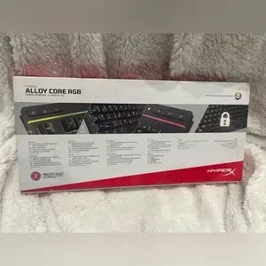 HyperX Alloy Core RGB‎ – Membrane Gaming Keyboard Comfortable Quiet Silent Keys