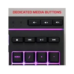 HyperX Alloy Core RGB‎ – Membrane Gaming Keyboard Comfortable Quiet Silent Keys