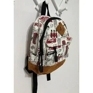I Love London Mini Backpack Travel British England SOUVENIR Adjustable Straps