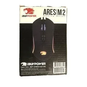 IBuypower Ares M2 Gaming Keyboard RGB Backlit With 11 Effects And Ares M2 Mouse