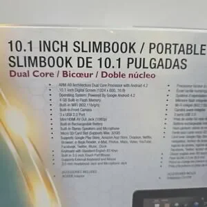 Icraig CLP289 10.1" Dual Core 4GB Slimbook - Android New Easy To Use WiFi Camera
