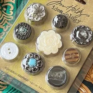 Ideology Novelty Mix Set Of 9 Buttons