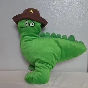Ikea. Green Dinosauro Plush with Spikes