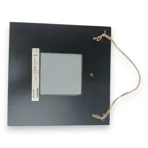 IKEA MALMA Mirror & Frame - Square-Faith- Gray-Rustic-Modern-10x10