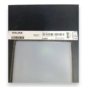 IKEA MALMA Mirror & Frame - Square-Faith- Gray-Rustic-Modern-10x10