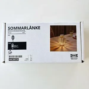 IKEA SOMMARLÅNKE Lantern (Battery Operated)