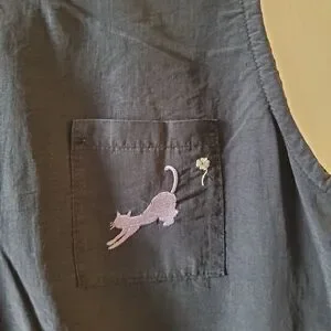 Infinity Cat Carrier Vest Top Shirt S To M Fit See Measurements Fleece Lined
