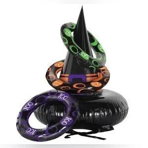 Inflatable Witch Hat Ring Toss