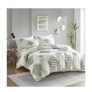 INK+IVY Tahli 3-piece cotton blend Chenille Cover Set