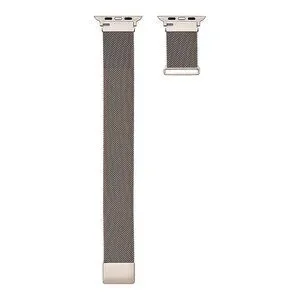 Insignia- Stainless Steel Mesh Band For Apple Watch 42mm 44mm 45mm 49mm