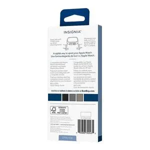 Insignia- Stainless Steel Mesh Band For Apple Watch 42mm 44mm 45mm 49mm