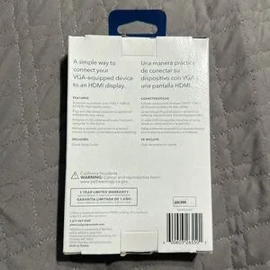 INSIGNIA VGA To HDMI ADAPTER - WHITE
