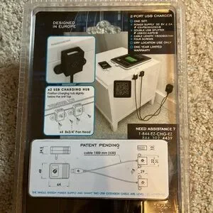 Inteligent Charging System 2 Port USB Charger Version A 4 FD-B NEW