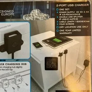 Inteligent Charging System 2 Port USB Charger Version A 4 FD-B NEW