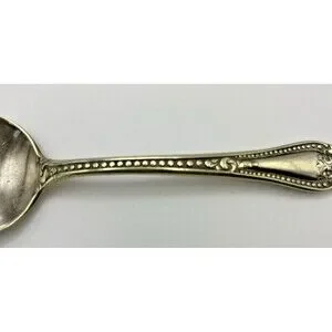 International Silver Antique Dunraven Silverplate Serving Spoon 120 DWT