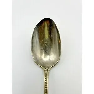 International Silver Antique Dunraven Silverplate Serving Spoon 120 DWT
