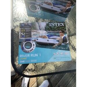 Intex River Run 1 Lounge Inflatable Floating Water Tube 53"