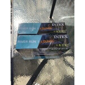 Intex River Run 1 Lounge Inflatable Floating Water Tube 53"