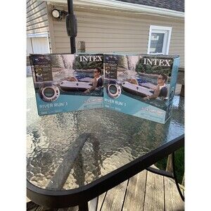 Intex River Run 1 Lounge Inflatable Floating Water Tube 53"