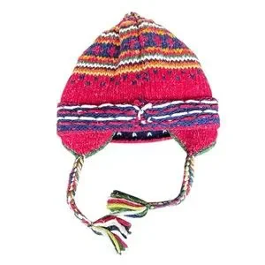 Invisible World Hand Made In Ecuador Wool Blend Hat L