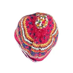 Invisible World Hand Made In Ecuador Wool Blend Hat L