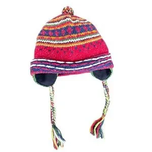 Invisible World Hand Made In Ecuador Wool Blend Hat L
