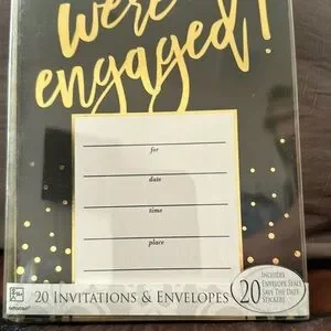 Invitations& Envelopes NEW We’re Engaged