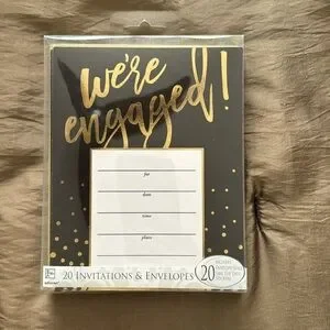 Invitations& Envelopes NEW We’re Engaged