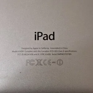 Ipad Model A1458 4th Generation