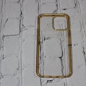 IPhone 12 Pro Max Clear SHOCKPROOF Phone Case Gold